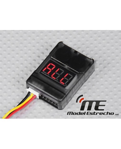 DETECTOR CON ALARMA BAJO VOLTAJE