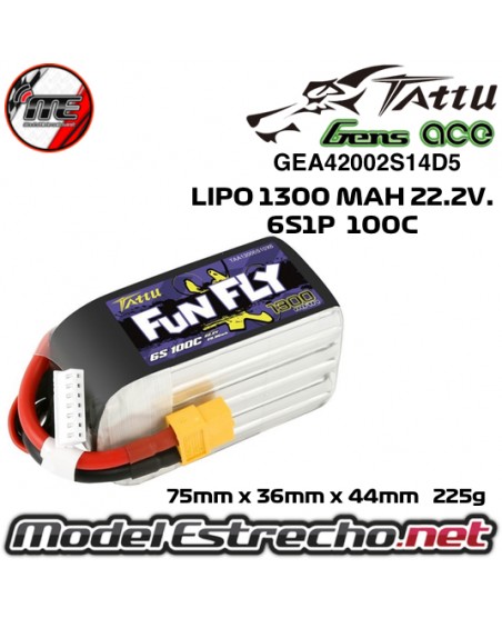 copy of BATERIA GENS ACE 8500MAH 11.1V. 50C 3S1P CONECTOR EC5