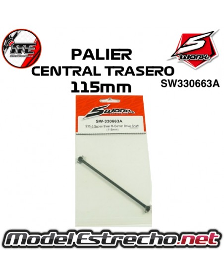 PALIER CENTRAL TRASERO 115mm SWORKZ S35-4 (NITRO) SW330663A