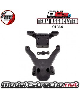 RC10B6.3 FRONT TOP PLATE AND BALLSTUD MOUNT