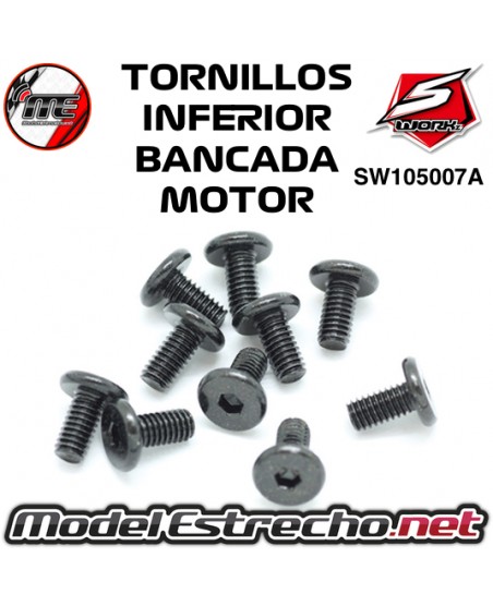 TORNILLOS INFERIORES BANCADA MOTOR SWORKZ (10U.) SW105007A