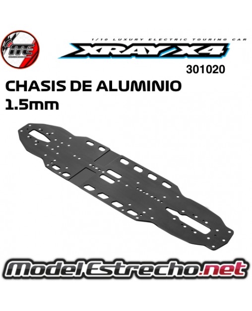 CHASIS DE ALUMINIO FLEXIBLE DE 1.5mm X4´24 301020
