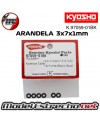 ARANDELAS ANODIZADAS KYOSHO 3x7x1mm (6U.)