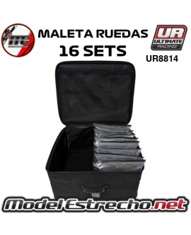 MALETA RUEDAS 1/8 ULTIMATE RACING PARA 16 SETS (500x400x250mm) UR8814