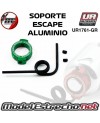 SOPORTE ESCAPE EN ALUMINIO VERDE UR1761-GR