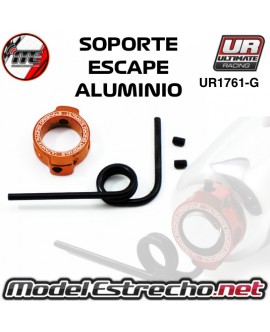 SOPORTE ESCAPE EN ALUMINIO NARANJA UR1761-G