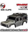 CARROCERIA TRAXXAS TRX-4 DEFENDER SIN CLIPS COLOR GRIS TRX8050-SLVR