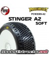 PROCIRCUIT STINGER V4 BUGGY A2 SOFT EN LLANTA BLANCA PCW2009-A2