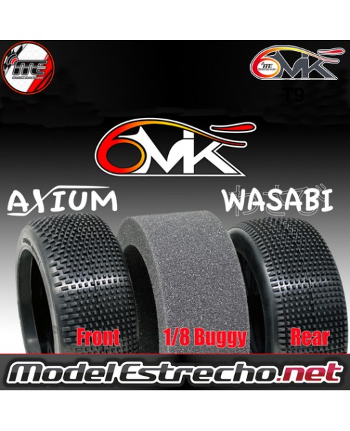 AXIUM & WASABI 1/8 6MIK CON INSERTO