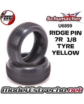 RIDGE PIN 7R 1/8 AMARILLA DESPEGADAS SCHUMACHER U6899