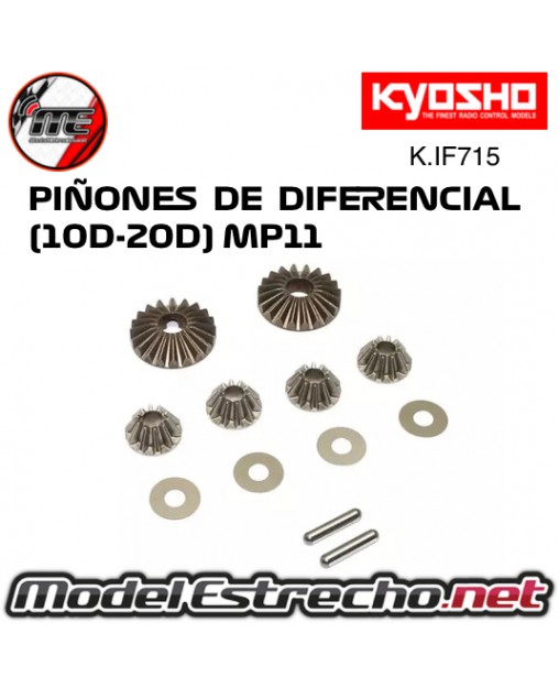 PIÑONES DE DIFERENCIAL (10D-20) KYOSHO INFERNO MP11 K.IF715