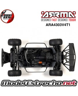 ARRMA SENTON 1/10 223S 4X4 V4 3S BLX BRUSHLESS SHORT COURSE RTR AMARILLO ARA4303V4T1