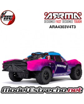 ARRMA SENTON 1/10 223S 4X4 V4 3S BLX BRUSHLESS SHORT COURSE RTR AZUL ARA4303V4T3