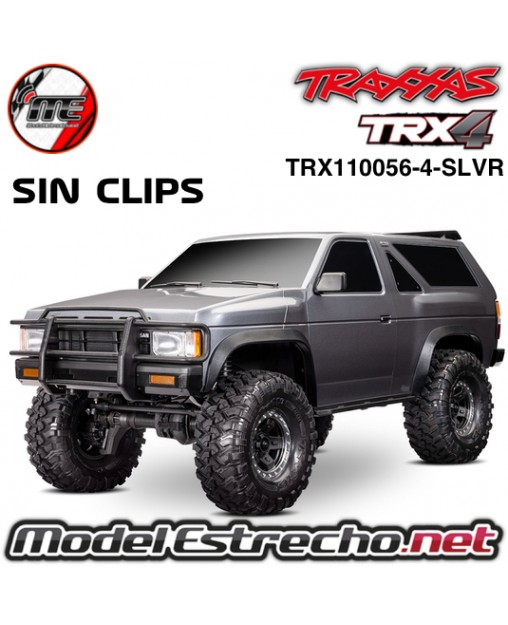 TRAXXAS TRX-4 NISSAN PATHFINDER CRAWLER SIN CLIPS GRIS TRX110056-4-SLVR