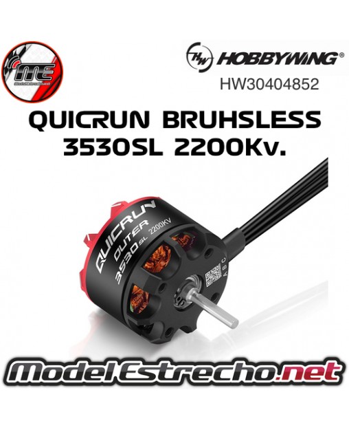 MOTOR CRAWLER HOBBYWING QUICRUN BRUHSLESS OUTER 3530SL 2200K.v HW30404852