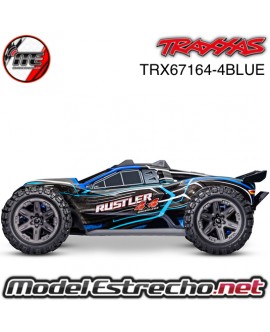 TRAXXAS RUSTLER 4x4 BL-2S BRUSHLESS 1/10 4WD TQ 2.4Ghz AZUL