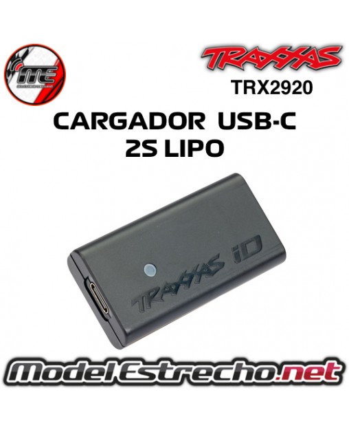 CARGADOR TRAXXAS USB-C 2S LIPO