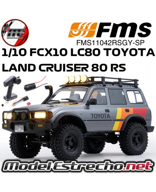 CRAWLER 1/10 TOYOTA LAND CRUISER 80 RS GRIS FMS