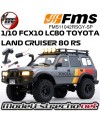 CRAWLER 1/10 TOYOTA LAND CRUISER 80 RS GRIS FMS