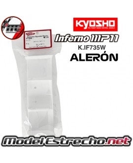 ALERON NAILON BLANCO KYOSHO INFERNO MP11 K.IF735W