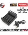 CARGADOR 2 KYOSHO SPEED HOUSE USB MINI-Z (AA-AAA) K.72211