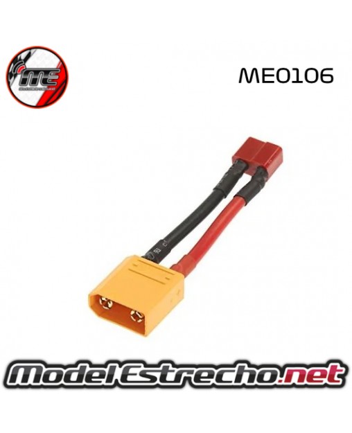 ADAPTADOR T-DEAN A XT90 MACHO ME0106