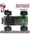 QUAKE GROM 1/16 4x4 BRUSHED MONSTER TRUCK BATERIA Y CARGADOR INCLUIDO VERDE