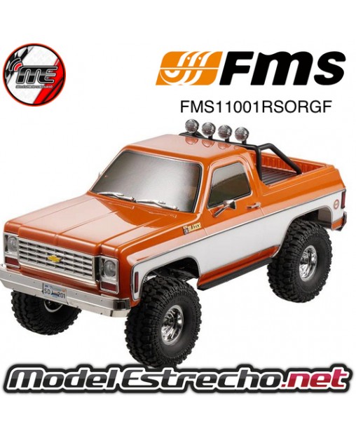 CRAWLER 1/10 CHERVOLET K5 BLAZER RS NARANJA FMS FMS11001RSORGF