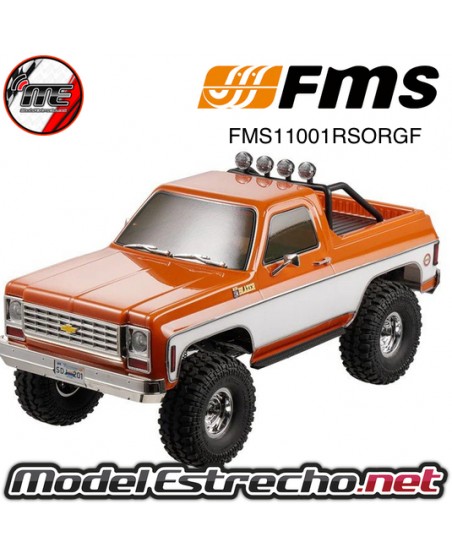 CRAWLER 1/10 CHERVOLET K5 BLAZER RS NARANJA FMS FMS11001RSORGF