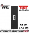 LIJA TILT SCOOTER DOUBLE BAR ROJO