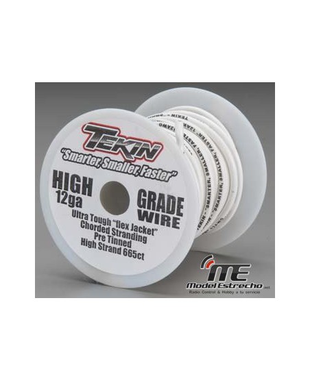 TEKIN CABLE BLANCO 12ga 15m