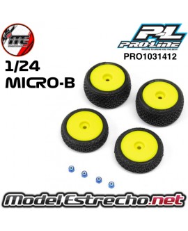 PROLINE 1/24 ELECTRON 2.0 BUGGY 7mm AMARILLA MICRO-B