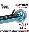 STRIKER LUX PATINETE SCOOTER FREESTYLE VERDE TURQUESA LUX-SCO-TEA