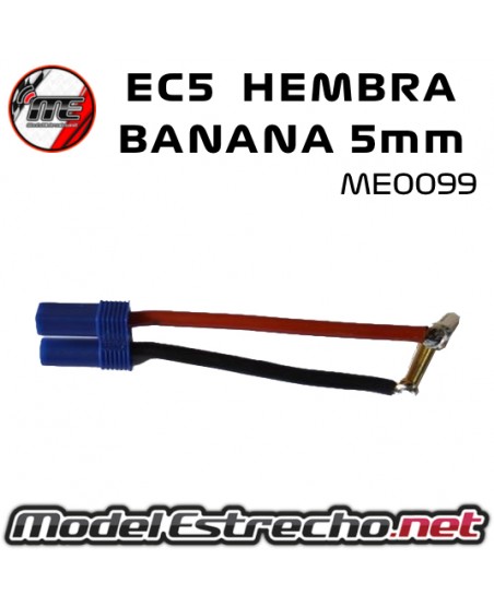 ADAPTADOR EC5 HEMBRA A BANANA 5 mm ME0099