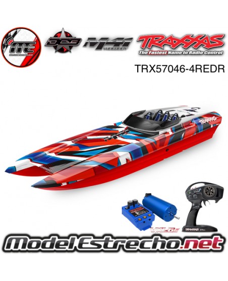TRAXXAS DCB M41 CATAMARAN RACE BOAT LANCHA RTR TQi BRUSHLESS VERDE