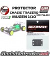 PROTECTOR CHASIS TRASERO MUGEN 1/10 OFF ROAD