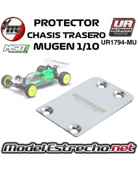 PROTECTOR CHASIS TRASERO MUGEN 1/10 OFF ROAD