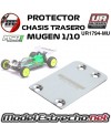 PROTECTOR CHASIS TRASERO MUGEN 1/10 OFF ROAD