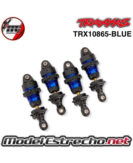 AMORTIGUADOR ALUMINIO AZUL MINI GTR (4U.)