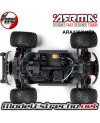 ARRMA GRANITE 223S DSC MONSTER TRUCK V4 3S BRUSHLESS 4WD MT RTR ROJO ARA4302V4T2