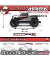 ARRMA GRANITE 223S DSC MONSTER TRUCK V4 3S BRUSHLESS 4WD MT RTR ROJO ARA4302V4T2