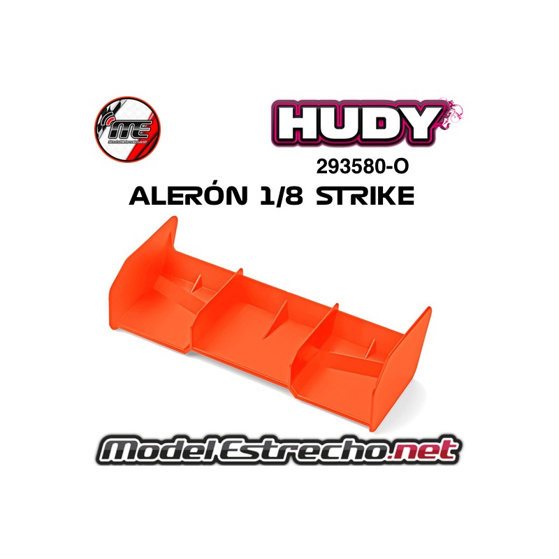 ALERÓN 1/8 STRIKE NARANJA FLUOR HUDY 293580-O