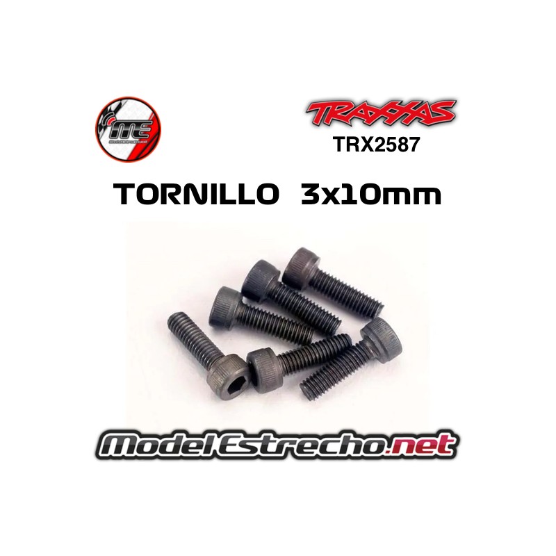 TORNILLO 3x10mm TRAXXAS (6U.)