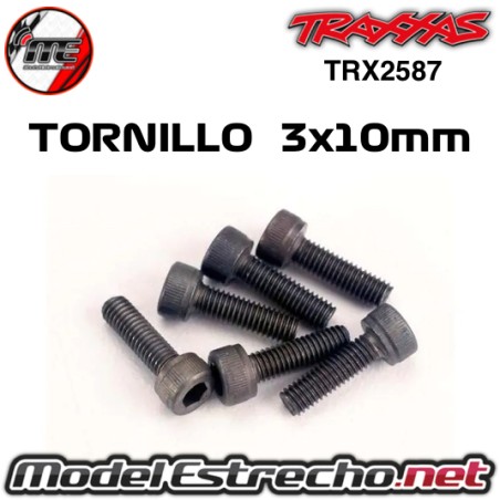 TORNILLO 3x10mm TRAXXAS (6U.)
