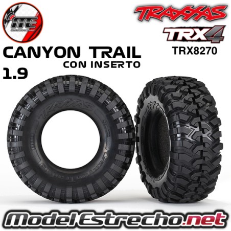 TRAXXAS RUEDAS 1.9 CANYON TRAIL CON FOAM INSERTO (2U.) TRX8270