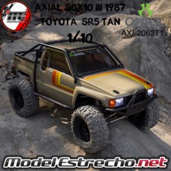 AXIAL 1/10 SCX10 III 1987 TOYOTA SR5 4x4 RTR BRUSHED ROCK CRAWLER TAN