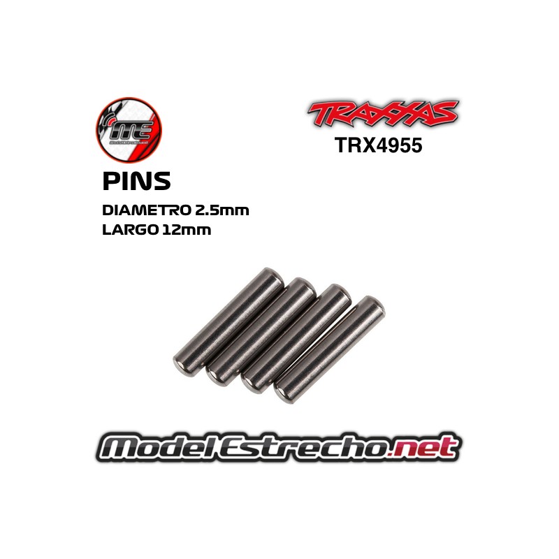 PINS 2.5mmx12mm (4U.)