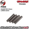 PINS 2.5mmx12mm (4U.)