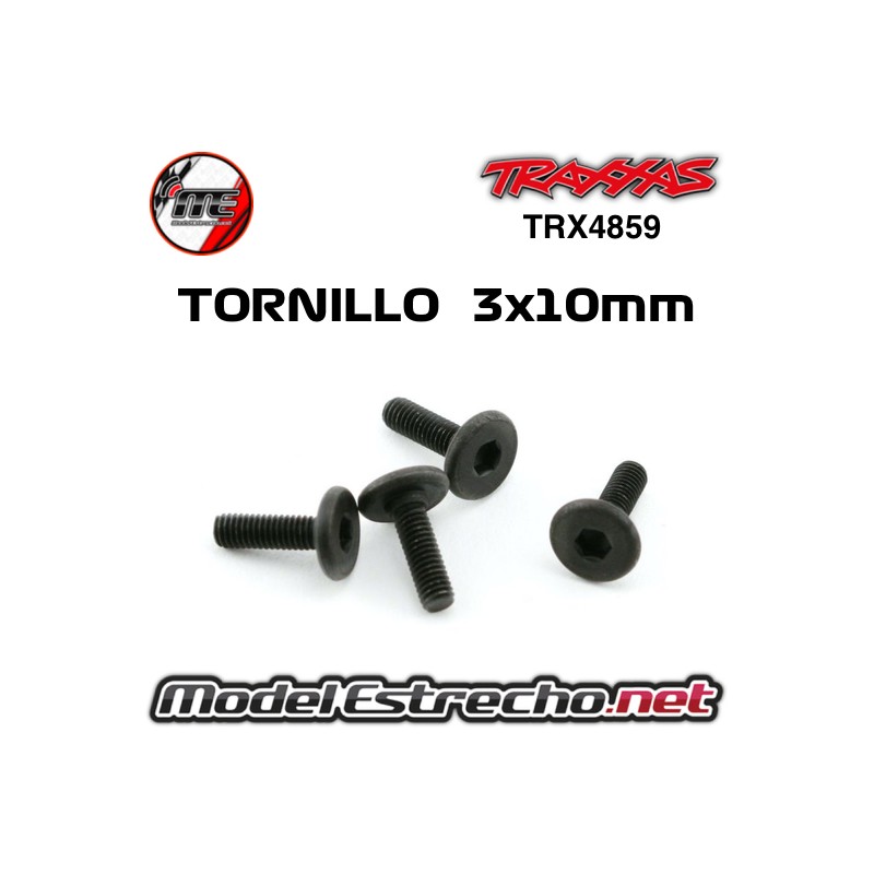 TORNILLO 3x10mm TRAXXAS (4U.)