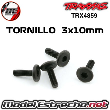 TORNILLO 3x10mm TRAXXAS (4U.)